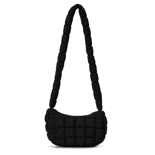 Women Quilted Small Crossbody Bag Puffer Shoulder Bag Ladies