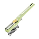 Spülbürste Mit Seifenspender,2-in-1 Spülschwamm mit Schaber | Geschirrbürste Mit Seifenreservoir...