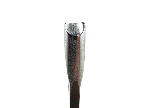 UJ Ramelson Wood Carving Gouge Chisel Tool 5/16” with Wooden Handle, Bent Shaft, Woodworking, Gunsmithing Accessories for Outlining, Detailing, Made in USA - Thumbnail 2