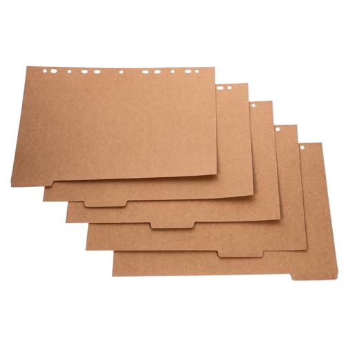 Intercalaires colorés pour carnets intercalaires amovibles cahiers