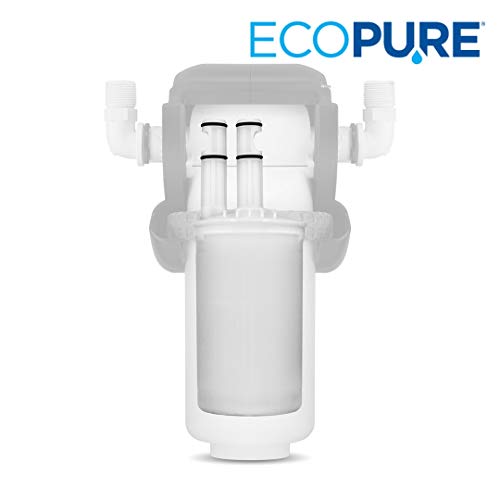 Image of EcoPure EPWHE Whole Home Pivotal Water Filtration System - Reduces Sediment & Chlorine Taste & Odor - Installs on Main Water Line - 6-Month Filter Included - Tool-Free, Mess-Free Changes