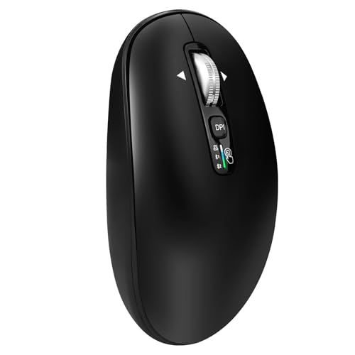 Wireless Bluetooth Mouse,USB+BT×2,Multi Device Ergo Full Size Mouses - image 1