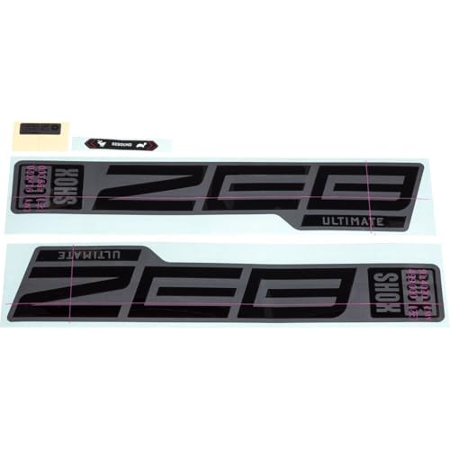 Decalkit RockShox Fourchette Gloss Black Sram stickers de protection gris mat