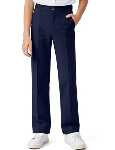Image of Boys Dress Pants School Uniform Golf Pants for Boys Chino Pants