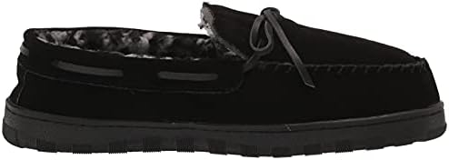 MUK LUKS Men's Paul Slipper, Black, 13 | Image 5
