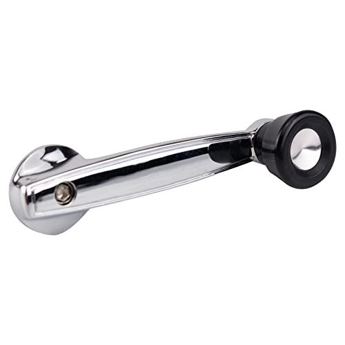 Image of TRQ Window Crank Handle Chrome Compatible with 73-79 Chrysler 68-79 Dodge Plymouth