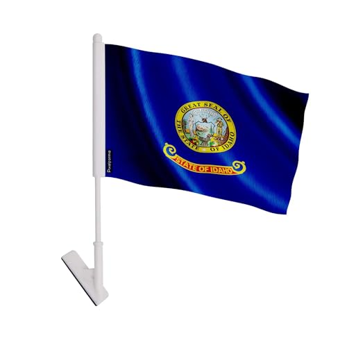 Drapeau adhésif Idaho en polyester léger et imperméable pack de 10 pièces