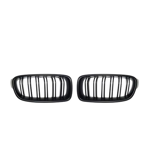 Calandre sport double ligne en ABS premium pour BMW Série 3 F30 F31 F35 style noir brillant