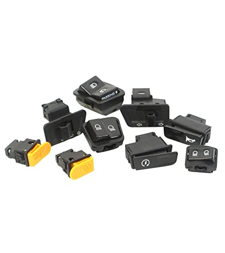 Image of Minho 9Pcs GY6 Scooter Handlebar Control Switch Kit, 50cc 150cc Moped Switch, for Taotao Jonway Roketa