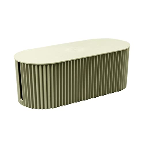 Organisateur pour câbles domestiques boîte de rangement fils cache-prise sol