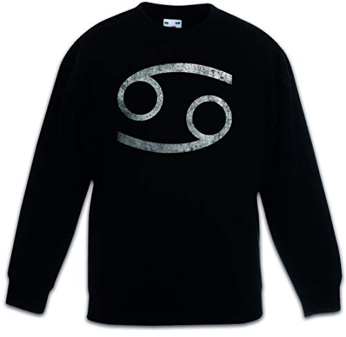 Sweat-shirt enfant Urban Backwoods imprimé crabe astrologique en coton noir