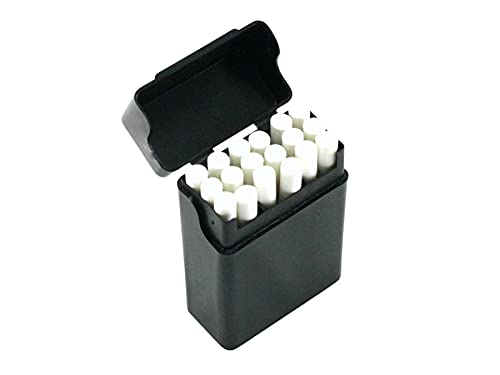 Skyway Cigarette Case Holder Box Crushproof With Dividers For King Size 84Mm Cigarettes - Women And Men - Perfect For Roll Your Own Cigs - Set Of 3 Black #TOP4