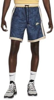 Nike Men's Dri-Fit DNA Basketball Shorts S Navy Blue/Yellow FJ1627-404