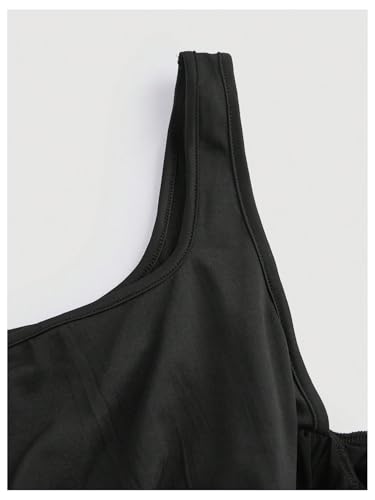 Women's Y2K Off The Shoulder Tops Long Bell Sleeve Mesh Shirt Ruched Crop Top Rave Clubwear4