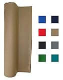 21 Ounce Pool Table Felt - Billiard Cloth - for an 8 Foot Table Tan