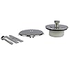 Danco Universal Lift and Turn Bath Drain Trim Kit with Overflow, Brushed Nickel, 89239