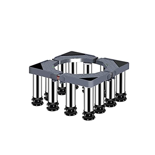 Base Lavadora, Base de Soporte para Lavadora, Ajustable, para frigorífico, Multifuncional, Secadora, Longitud/Ancho 40-65 cm