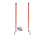 SaltDogg 1308124 24 Inch Illuminated Snow Plow Guides, Snow Plow Blade Markers for High Visibility
