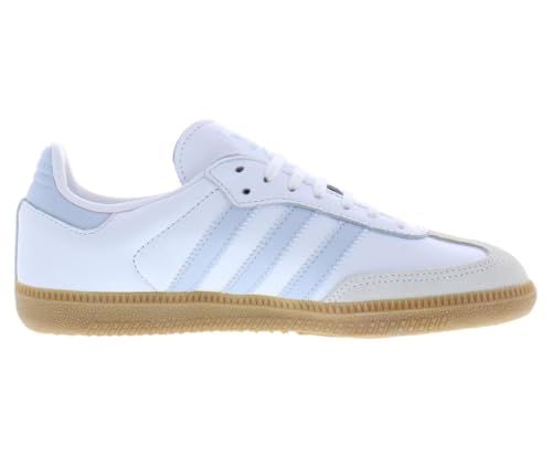 Image of adidas Samba OG Big Kid (White Halo Blue Gum, 6.5)