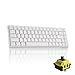 MONSGEEK FUN68 Rapid Trigger Gaming Keyboard 8k SP HE Tri-Mode 65% White Keyboard, Flash Magnetic Switch