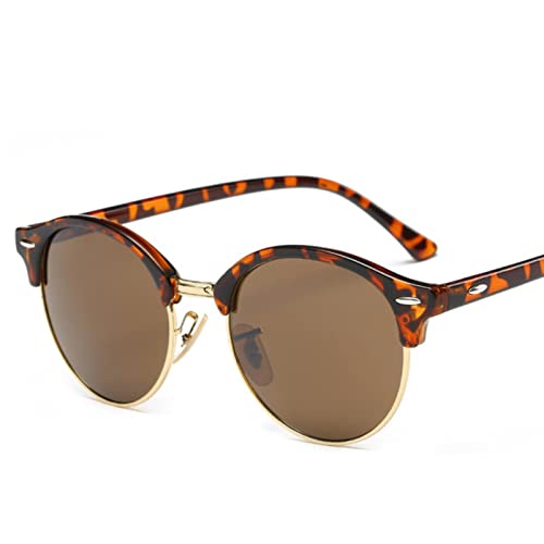 RCJOLLZ Lunettes de Soleil de créateur de Marque de Mode Femmes Designer de Marque Populaire rétro Hommes Lunettes de Soleil de Style d'été