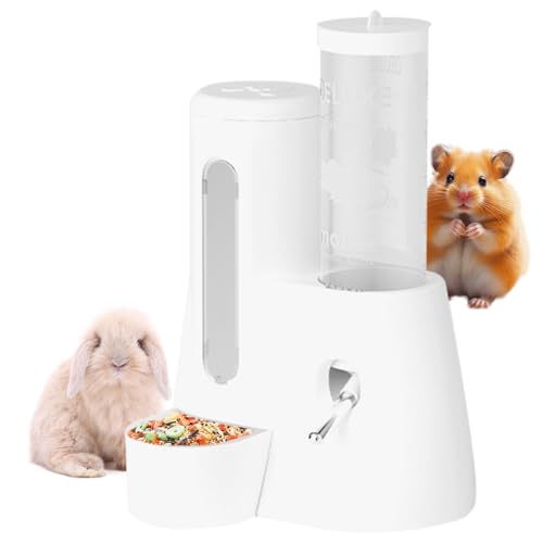 Hamster Trinkflasche | Hamster Trink- & Futterspender-Set,Auslaufsichere Trink- Und Futterspender Für Chinchilla Hamster Igel Mäuse