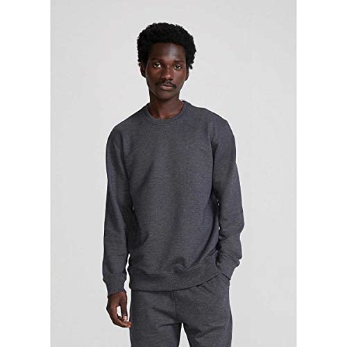 Blusão Básico Masculino Comfort Em Moletom Peluciado - Cinza G