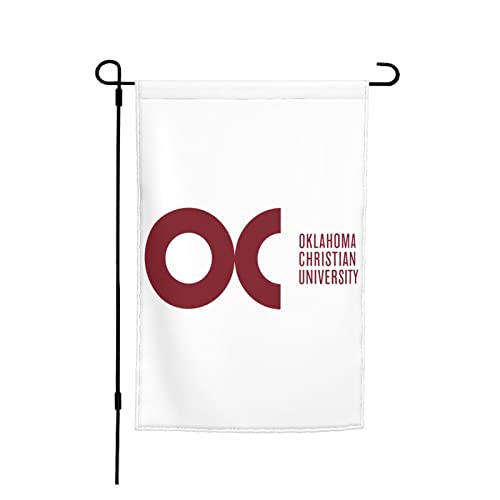 Oklahoma Christian University Logo Garden Flag Double Sided Bunting For Indoor Outdoor Home Garden Yard Decoration