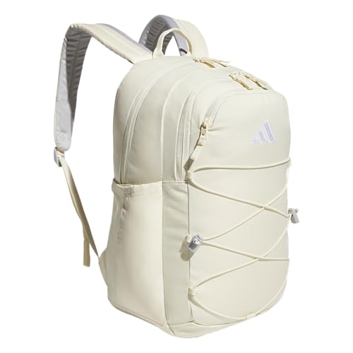adidas Amplifier Backpack for Laptop School and Gym 28L Warm Vanilla Yellow/White/Bungie OSFA
