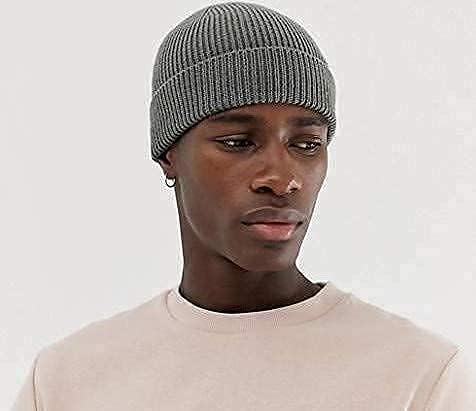 Knit Cuff Short Fisherman Beanie 
