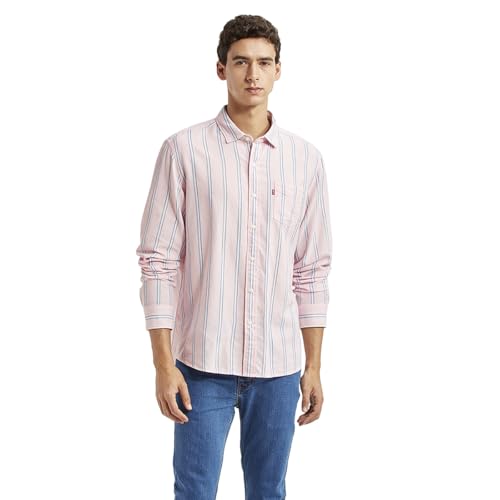 Image of Levi's Men's Striped Slim Fit Shirt