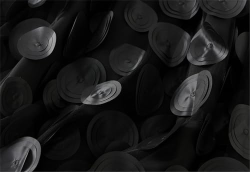 Tulle Skirts for Women, High Waist Layered 3D Floral Print Fairy Tiered Skirt3