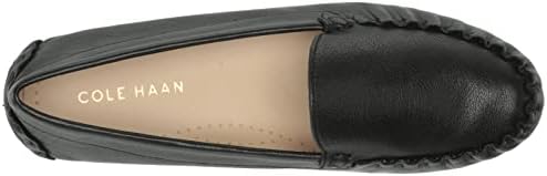 Cole Haan Women's Evelyn Driver Driving Style Loafer, Black Leather, 7.5 Wide | Image 4