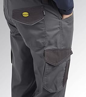 Pantaloni da Lavoro Diadora Pant Staff Cargo Grigio Acciaio Tg. XL