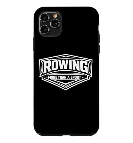 Rowing More Than A Sport Row Crew �`�[�� ���[���[ �A�X���[�g�̌��t �X�}�z�P�[�X iPhone 11 Pro Max �p