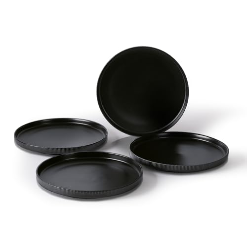 Jiwoo Teller Set 4-teilig Speiseteller Hochwertige Keramik...