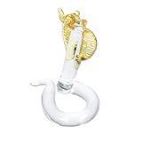 Figurine de serpent d'extérieur - parfaite et merveilleuse pour la décoration de la maison, facile à placer dans votre jardin ou à d'autres endroits facilement grâce à son poids léger et sa taille appropriée, décoration artisanale en cristal
