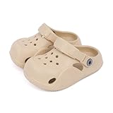 Casazoe Toddler Girls Boys Cute Garden Clogs Kids Water Sandals Slip On Shoes EVA Lightweight Outdoor Summer Slipper Slides Baby Comfort Shoes Children Indoor Shower Beach Pool Play Shoes