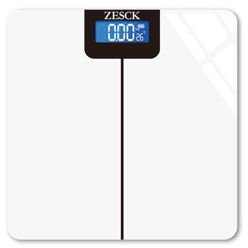 体重計 ヘルスメーター 体重計 安い 体重秤 weight scale 電源自動ON/OFF バックライト付 180kgまで対応 強化ガラス 薄型 コンパクト 軽量 電池付属 日本語説明書付 ホワイトのサムネイル