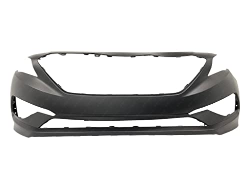 MBI AUTO - Primered, Front Bumper Cover Fascia for 2015 2016 2017 Hyundai Sonata SE Standard 15 16 17, HY1000205
