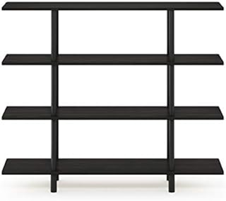 Furinno Toolless Shelves, Wood, Espresso/Black, one size