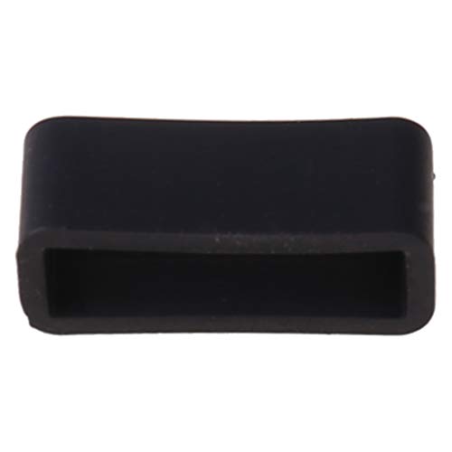 kdjsic Universele 18 mm riemlus siliconen gespsluiting ringconnector vervanging zwart voor Garmin smart - Image 6