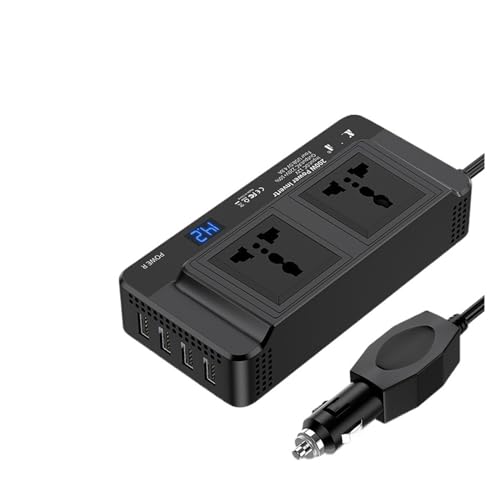 Onduleur de voiture 200W pour ne plus manquer de batterie avec le chargeur 12V 220V - 3