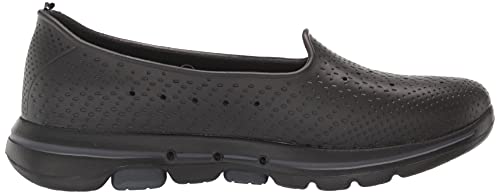 Skechers Skechers Women's Foamies GOwalk 5 - Sun Kissed loafer, Black/Gray, 5