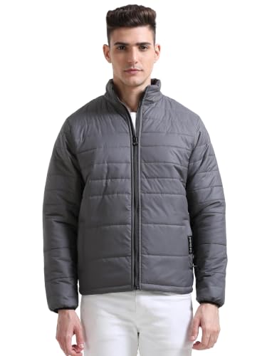 Image of Scott International Men's Padded Quilted Winter Jacket | Puffer Jacket | Padded Nylon Fabric | Full Sleeves | Front Zip Closure | Lightweight Casual Jacket | Travel & Outdoor Winter Wear