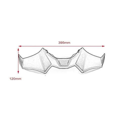 Moto downforce frontal spoiler MT-07 aileron carbone 21-23 - 5