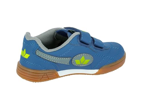 Lico Unisex Kinder Bernie V Hallenschuhe, Marine Grau Lemon, 30 EU – Ansicht 4