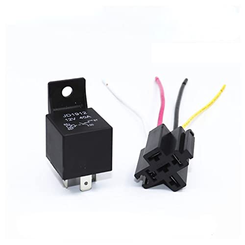 Relais automobile 24V 4 broches étanche 40A avec prise pour voiture