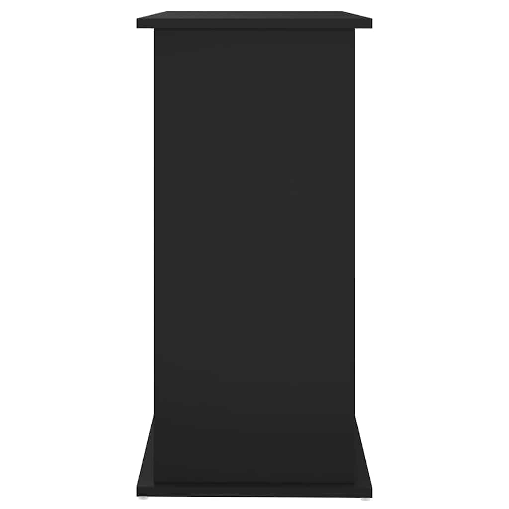 vidaXL Soporte para Acuario Madera de ingeniería Negro 81x36x73 cm, Mueble para pecera, Armario para Acuario, Soporte de Madera para pecera