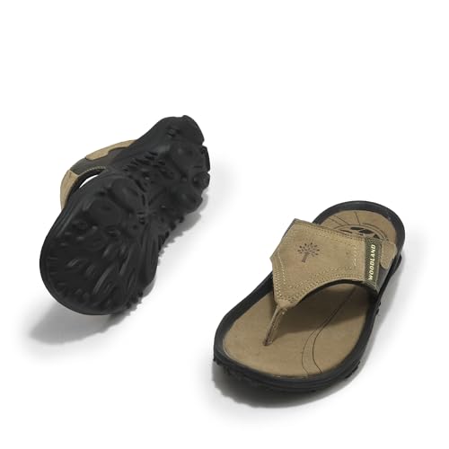Image of Woodland Men's Leather Slippers